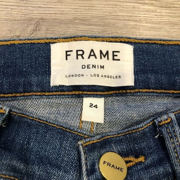 Frame Le High Skinny Crop Jeans Size 24 - Picture 8 of 10